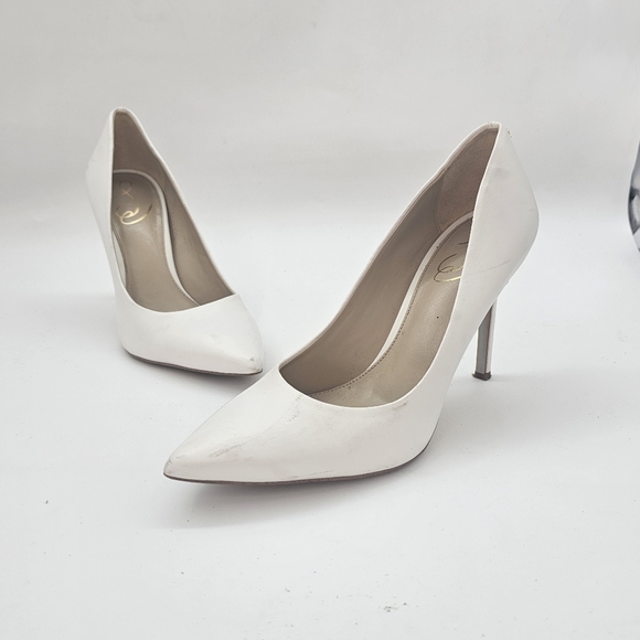 Sam Edelman Hazel Pointed Toe Pump Ivory Size 8.5 - Picture 13 of 13